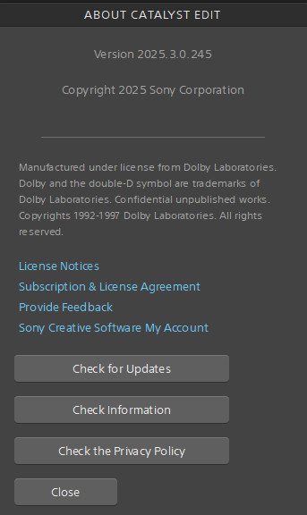 Sony Catalyst Production Suite