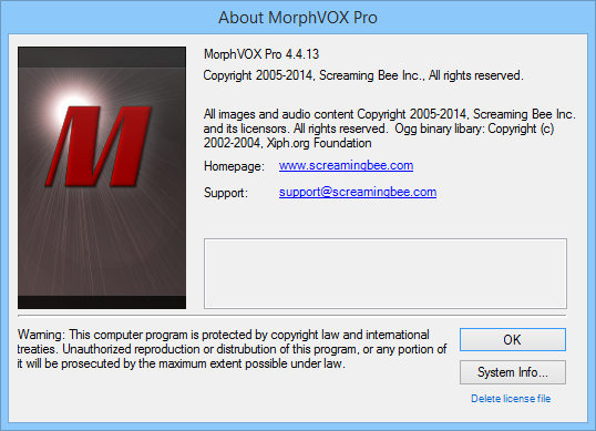 Screaming Bee MorphVOX Pro